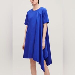 COS Asymmetric short sleeve dress size 12